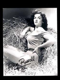Jane Russell PSA DNA Coa Signed 8x10 Photo The Outlaw Autograph