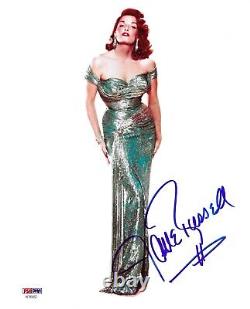 Jane Russell Signed Color 8x10 in. PSA/DNA Certified with COA