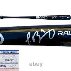 Javier Baez Autographed Signed Rawlings Baseball Bat Psa/dna Coa