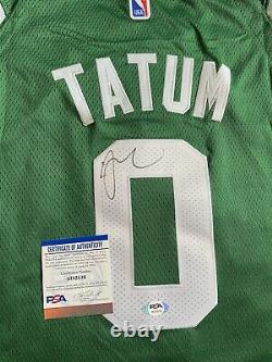 Jayson Tatum Signed Autographed Boston Celtics Jersey Psa Dna Coa