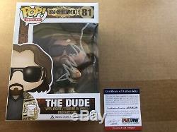 Jeff Bridges Signed The Dude Funko Big Lebowski Autograph PSA DNA COA PROOF