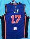 Jeremy Lin Signed New York Knicks Jersey Psa/dna Coa #17 Raptors Linsanity Nba