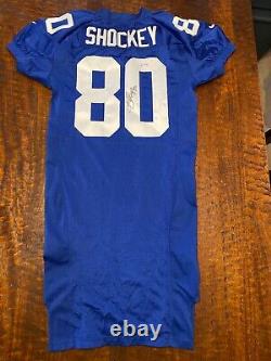 Jeremy Shockey game Issued Used Signed New York Giants Jersey Psa Dna Coa