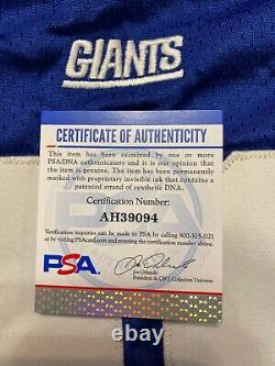 Jeremy Shockey game Issued Used Signed New York Giants Jersey Psa Dna Coa