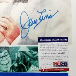 Jerry Lewis signed 16x20 Canvas Photo Nutty Professor Autograph PSA/DNA COA