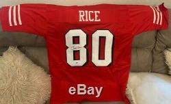 Jerry Rice Autographed Signed Jersey Auto PSA / DNA COA Custom