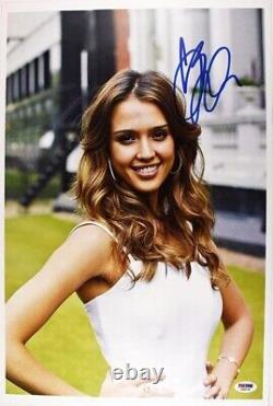 Jessica Alba Signed Autographed 12x18 Photo PSA/DNA COA