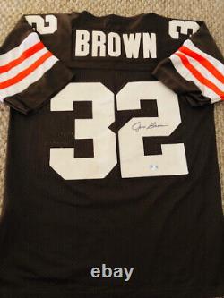 Jim Brown Cleveland Browns Signed POTY Jersey PSA/DNA COA