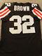 Jim Brown Cleveland Browns Signed Poty Jersey Psa/dna Coa