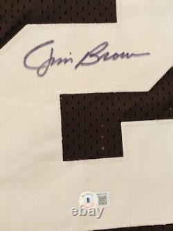 Jim Brown Cleveland Browns Signed POTY Jersey PSA/DNA COA