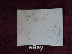 Jimi Hendrix Experience Authentic 1967 Signed Autograph Book Page with PSA/DNA COA