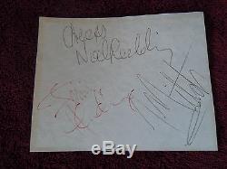 Jimi Hendrix Experience Authentic 1967 Signed Autograph Book Page with PSA/DNA COA