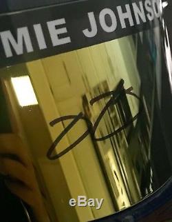 Jimmie Johnson Signed Batman VS. Superman Lowes Full Size Helmet PSA/DNA COA
