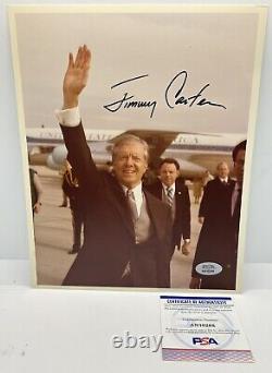 Jimmy Carter Signed 8x10 White House Official Photo Autographed PSA/DNA COA