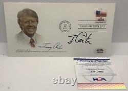 Jimmy Carter Signed Inauguration First Day Cover Autographed POTUS PSA/DNA COA