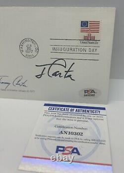 Jimmy Carter Signed Inauguration First Day Cover Autographed POTUS PSA/DNA COA