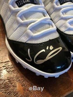 Jimmy Garoppolo Signed Jordan Xi Concord Football Cleats Shoes Psa Dna Coa 49ers