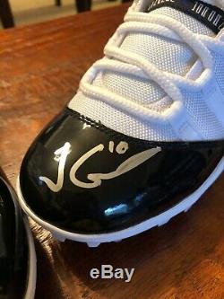 Jimmy Garoppolo Signed Jordan Xi Concord Football Cleats Shoes Psa Dna Coa 49ers
