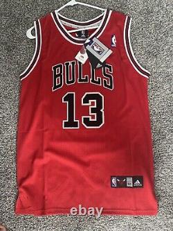 Joakim Noah Signed Auto Bulls Jersey. PSA/DNA COA. Stitched Jersey With Tags