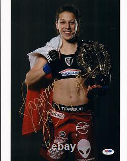 Joanna Jedrzejczyk Signed Auto'd 11x14 Photo Psa/dna Coa Z78379 Mma Ufc Champion