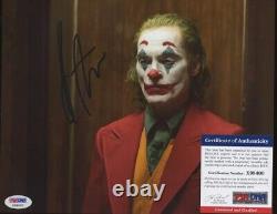 Joaquin Phoenix Joker Signed Photo Autograph with PSA DNA COA BATMAN