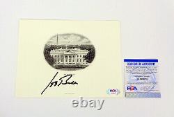 Joe Biden President 2020 Signed Autograph White House Engraving PSA/DNA COA