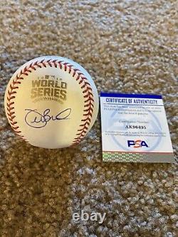 Joe Buck Autographed/Signed 2016 World Series Baseball Chicago Cubs Psa/Dna Coa