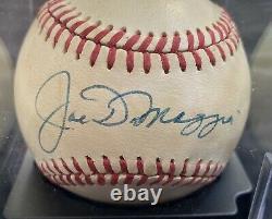 Joe DiMaggio Autographed American League Baseball New York Yankees COA PSA DNA