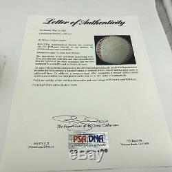 Joe DiMaggio Signed Autographed Official American League Baseball PSA DNA COA