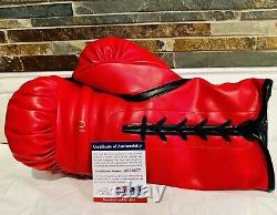 Joe Frazier Signed Everlast (R) Boxing Glove with Smokin' PSA/DNA COA Autograph