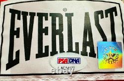 Joe Frazier Signed Everlast (R) Boxing Glove with Smokin' PSA/DNA COA Autograph