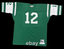 Joe Namath Autographed Throwbacks Mitchel & Ness Jersey Sz 60 Psa Dna Coa Jdal