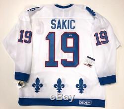 Joe Sakic Signed Quebec Nordiques CCM Jersey Psa/dna Coa X86122