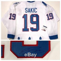 Joe Sakic Signed Quebec Nordiques CCM Jersey Psa/dna Coa X86122