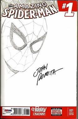 John Romita Sr. AMAZING SPIDERMAN #1 Signed ORIGINAL Sketch Comic PSA/DNA COA