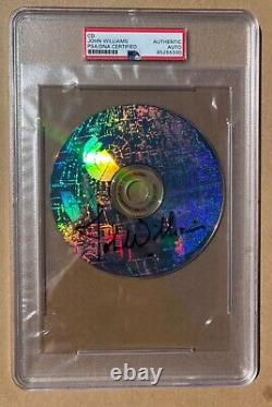 John Williams PSA DNA COA signed encapsulated DEATH STAR CD Star Wars composer