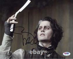Johnny Depp Sweeney Todd 8X10 Photo Hand Signed Autographed PSA/DNA COA