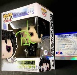 Johnny Depp autograph Edward Scissorhands signed Funko Pop figure PSA/DNA COA