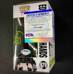 Johnny Depp autograph Edward Scissorhands signed Funko Pop figure PSA/DNA COA