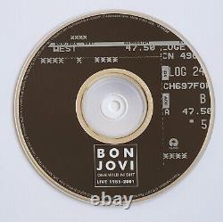 Jon Bon Jovi CD Display Psa Certified Coa Signed Music Band Autographed Psa/dna