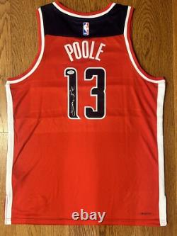 Jordan Poole Signed Autographed Washington Wizards Jersey PSA/DNA COA