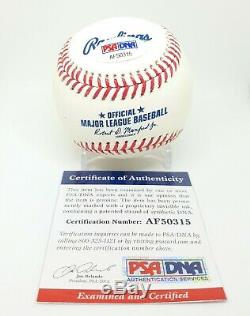 Juan Soto Autographed Signed ROMLB Baseball PSA/DNA COA + Case Nationals Clean