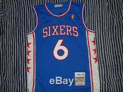 Julius Erving 76ers Nba Autographed / Signed Swingman Jersey With Psa/dna Coa