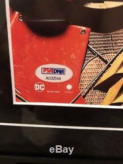 Justice League Movie Poster SDCC 2017 Signed By Cast Affleck Gadot Psa Dna Coa