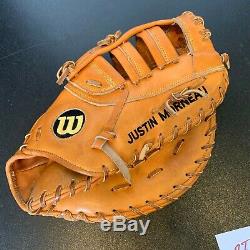Justin Morneau Signed 2009 Game Used Baseball Glove With PSA DNA COA