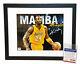 Kobe Bryant Autographed 8x10 Lakers Framed Signed Photo Psa/dna Certified Coa