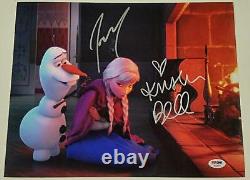 KRISTEN BELL + JOSH GAD Signed 11x14 Photo #3 Disney's FROZEN Auto PSA/DNA COA