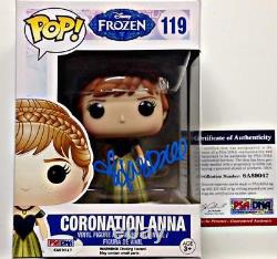 KRISTEN BELL Signed FROZEN Coronation Anna Funko POP Figure PSA/DNA COA Auto