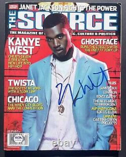 Kanye West Signed Autographed Vibe Magazine Cover Psa/Dna Coa Yeezy