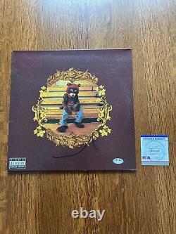 Kanye West Signed College Dropout Vinyl Psa/dna Coa Custom Framed